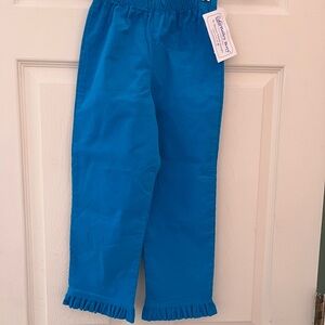 Girls ruffle bottom pants